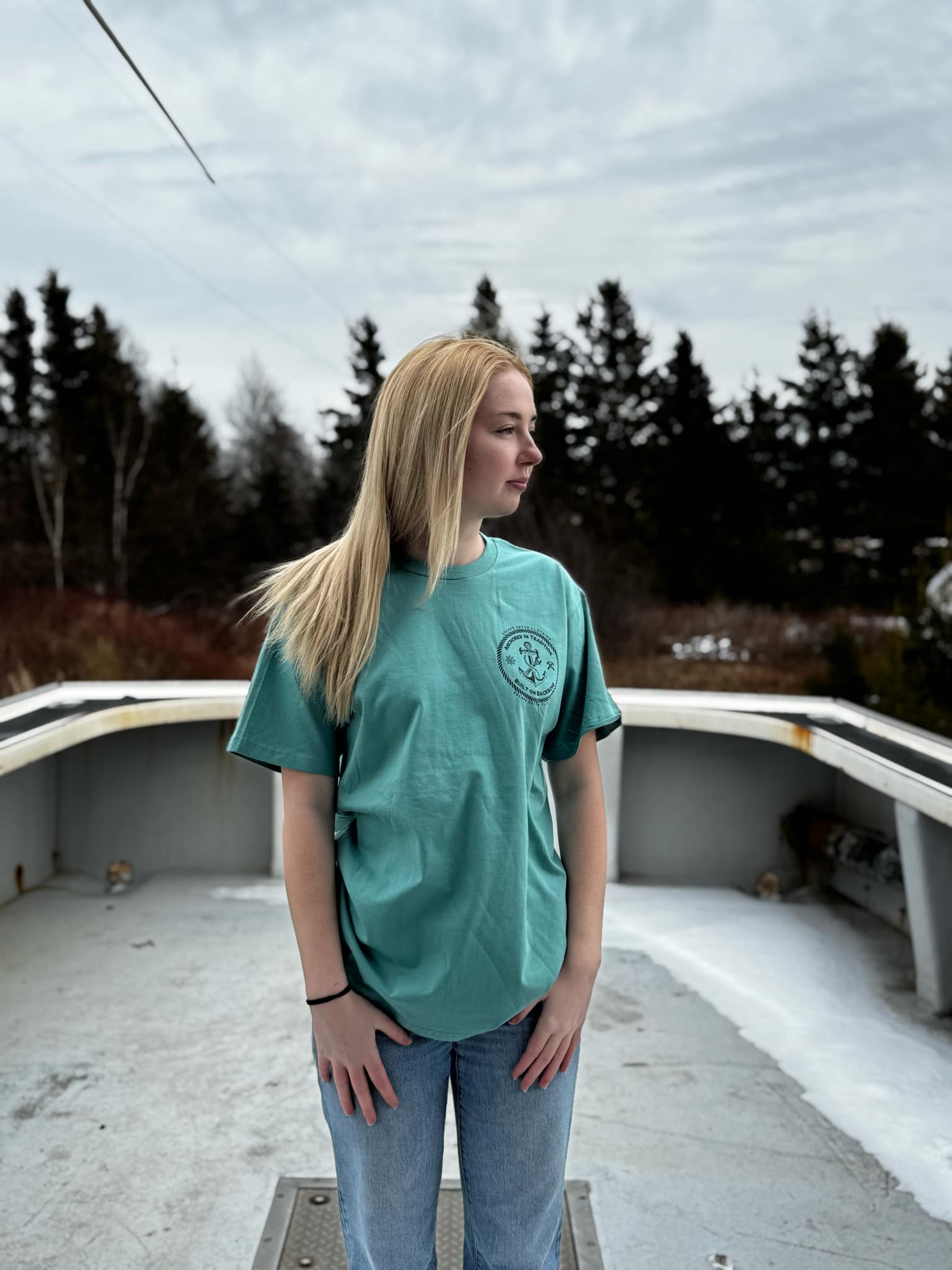 Backbone Seafoam Tee