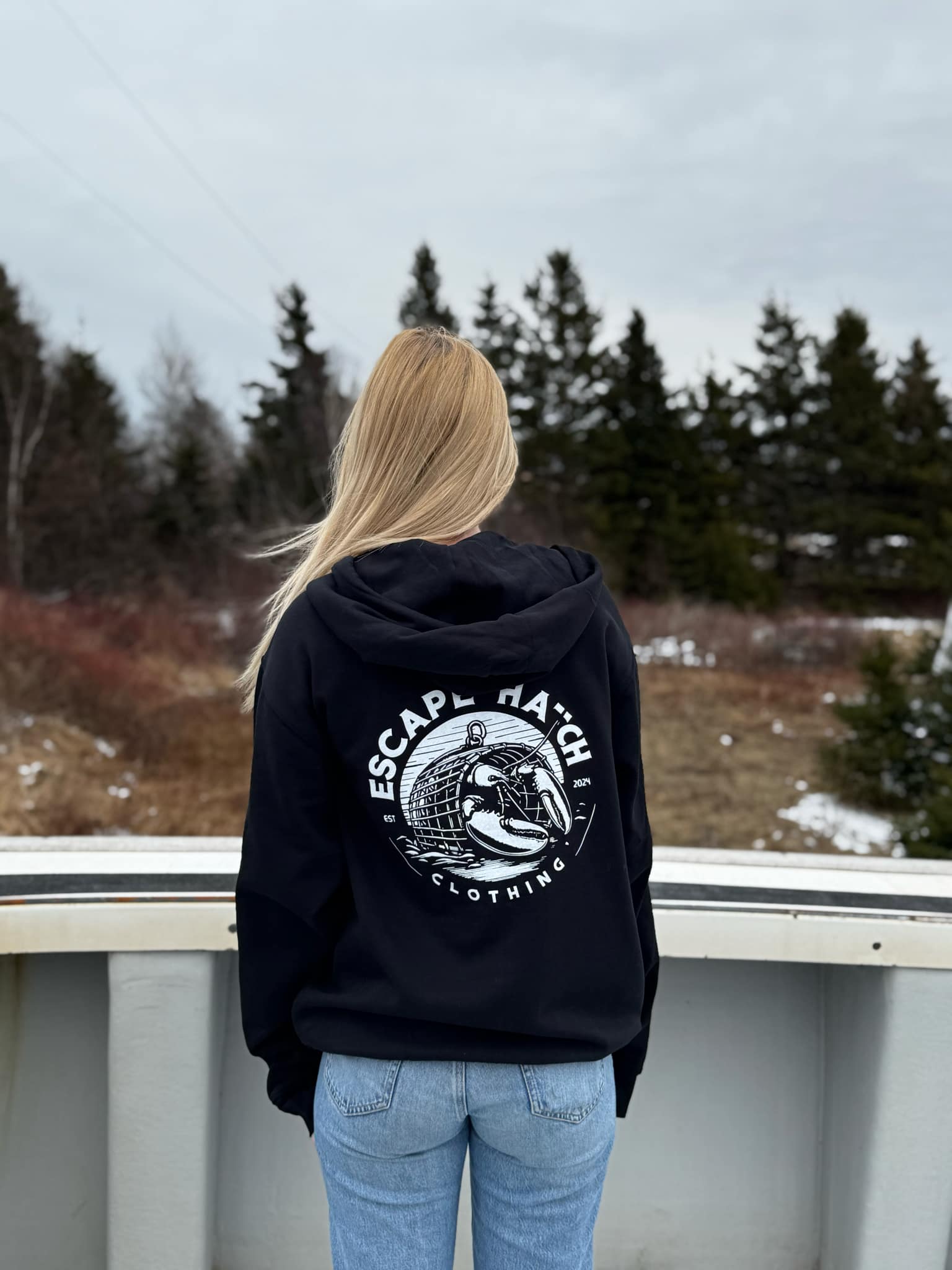 Midnight Lobster Zip (Zip-Up Hoodie)