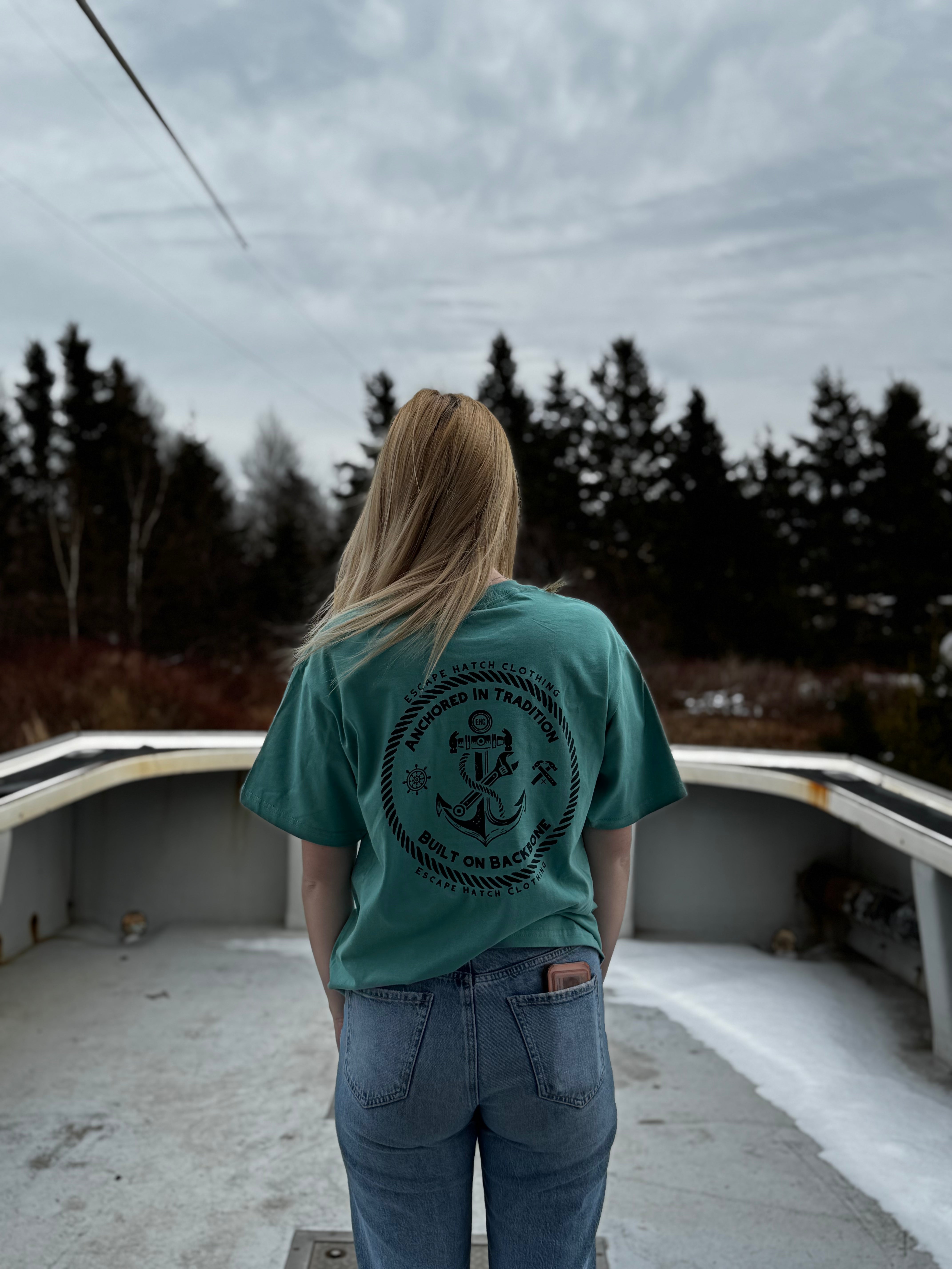 Backbone Seafoam Tee