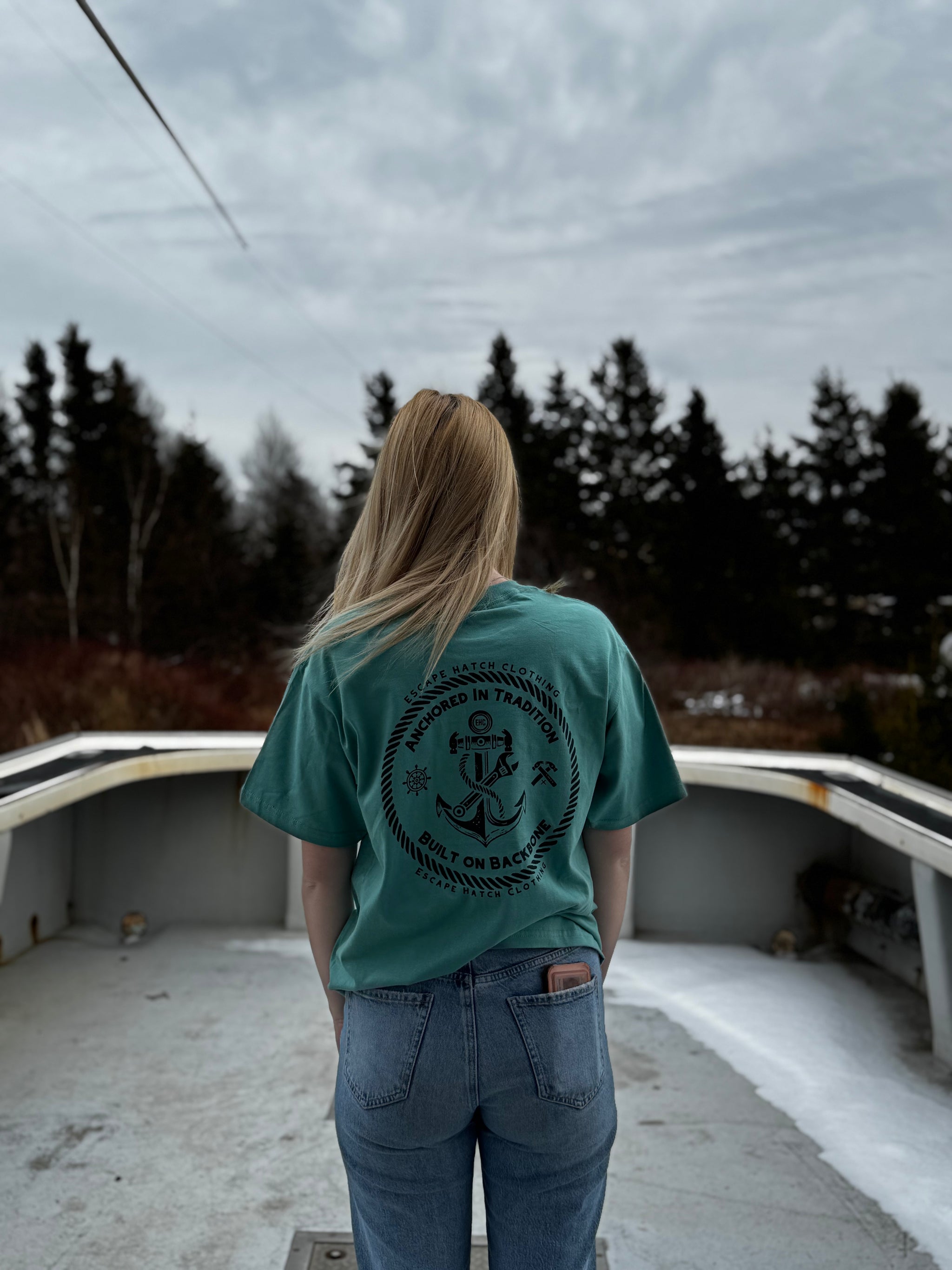 Backbone Seafoam Tee